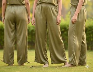 Olive Green Palazzo Pants