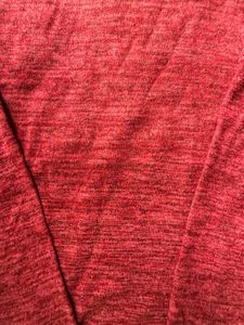 Red Long Sleeve Top