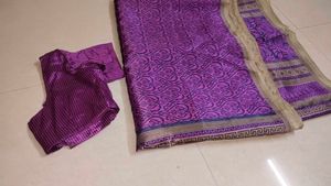 Elegant Purple Saree