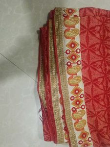 a rajasthanj ethinic saree with great work on it