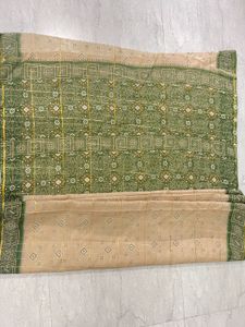 Lime Grey Saree Lightweight