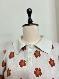 Floral Knit Sweater