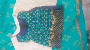 Embroidered Kurta Set For 5 Years Girls