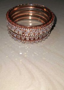 Crystal Beaded Bangles