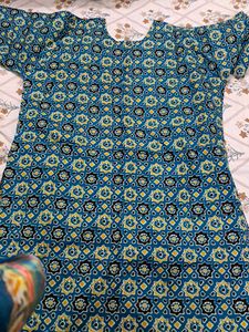 3pc Cotton Suit- Seag