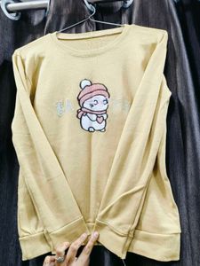 Cute Embroidered Graphic Tee