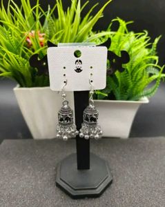 Silver plated earrings