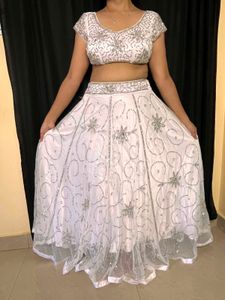 Net White Choli