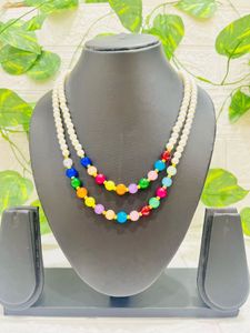 ✨ Double Layered Rainbow Necklace ✨