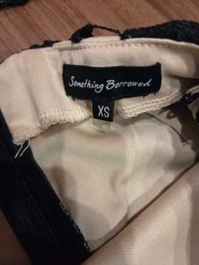 Black Co-ord set lace cutout 28&#34; Petite