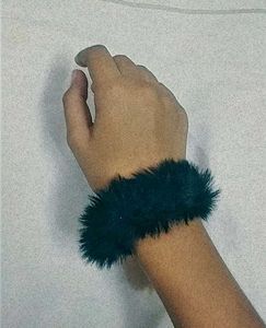 Fluffy Black hair band