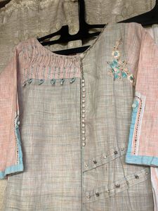 Striped Kurta Pant Set