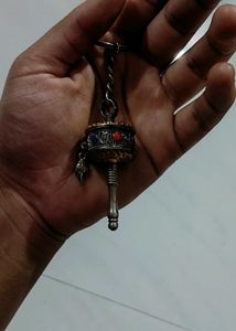 Tibetan Prayer Wheel Keychain 🌀🗝️