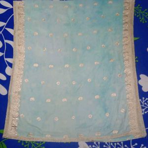 Beautiful Purple &amp; Pista Colour Dupatta Combo