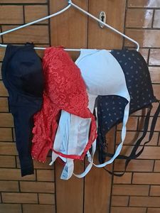 Combo Of Four Imported Fabric Bra