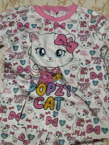 Cute Popzy Cat Pajama Set