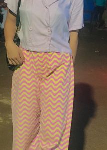 Lavender Crop Shirt  From Myntra