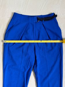 Imported Blue Cropped Trousers