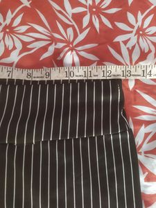 Striped High-Waisted Pants