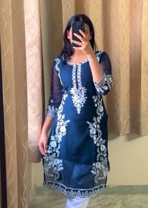 Elegant Embroidered Kurta Set