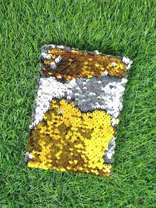 Sequin Mini A6 Golden And Silver Diary