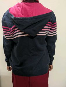 Striped Zip-Up Hoodie