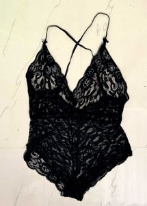 Black Lace Bodysuit