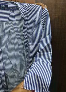 Formal stripped shirt for women