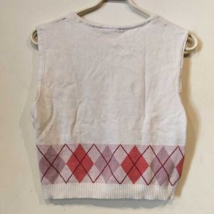 Argyle Crop Top