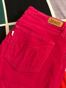 Pink Corduroy Pants