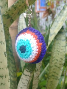 Evil Eye Crochet Keychain🧿🔮