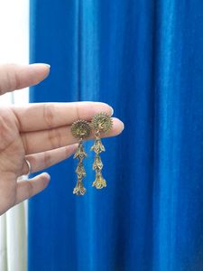 Antique Peacock Design Earrings