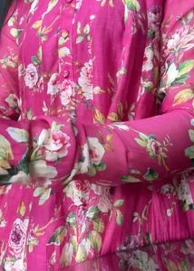 Floral Print Kurta