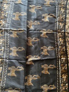 Unique Batik Print Saree (new)