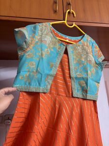 Ethnic fusion gown