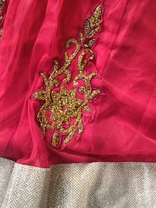Beautiful New Red Color Anarkali