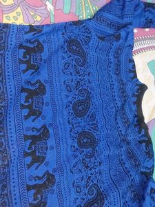 Blue Simple Top