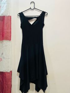 Asymmetrical Black Dress