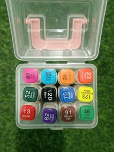 Two Art Marker With 4 Designer Eraser