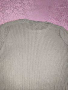Ribbed Classy Beige Top