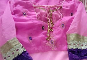 Two Tone Saree With Blouse