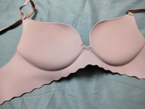 Aesthetic Super Soft Fabric Peach Bra👙