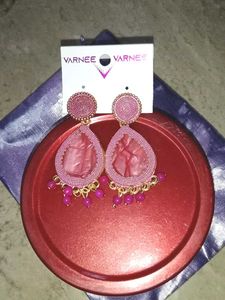 Varnee Pink Drop Earrings