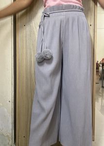Lavender Plazo Pants With Cute lace
