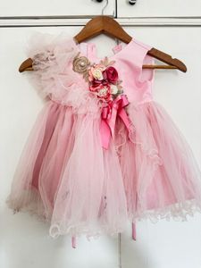 Pink Floral Party Dress