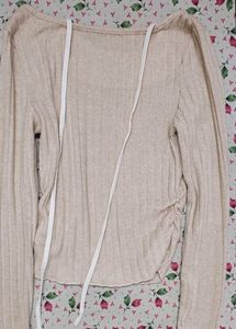 Ribbed Korean Y2K Aesthetic Top