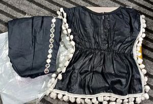 New Unused Fancy Girls Top &amp; Dhoti Set
