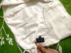 White Strappy Tank Top