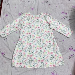 Floral Print Kurta