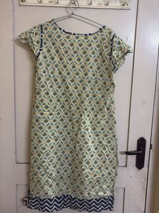 Patterned Midi Dress